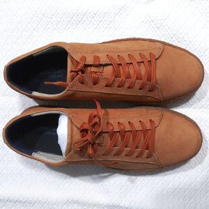 Banana Republic Donevin Tan Suede Crepe Sneaker